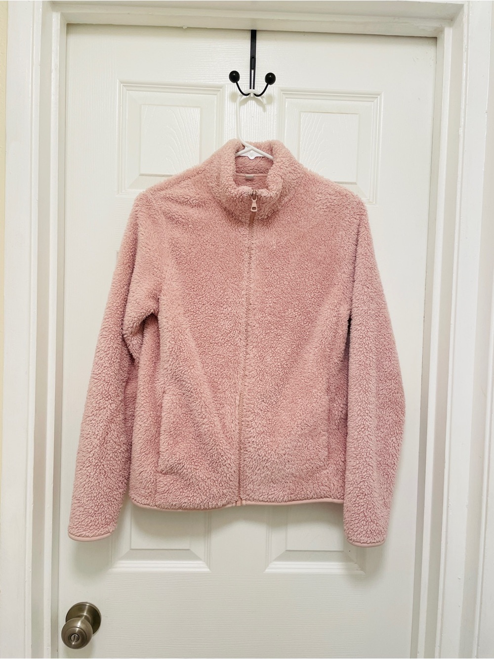 Uniqlo Fluffy Yarn Fleece Teddy Full-Zip Jacket
